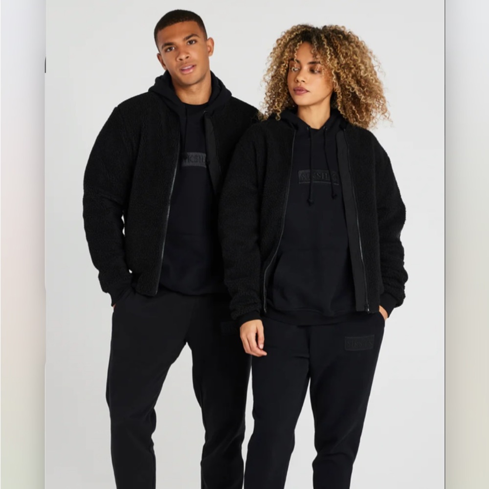 Black Borg Bomber Jacket